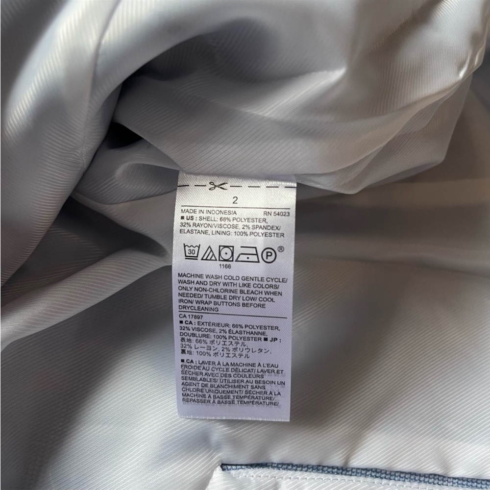 Banana Republic NWT Light BLUE Blazer - Picture 3 of 3